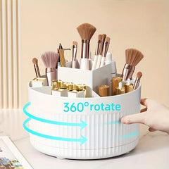 360 degree rotating makeup organizer