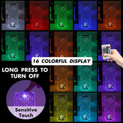 Smart Toch Diamond Shape Lamp With 16 Multiple Colors