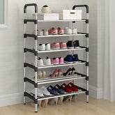 Shoe Rack Having 6 Layers Made up of Aluminum