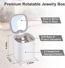4 Layer Rotating Jewelry Organizer