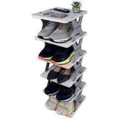 6 Layer X Type Shoe Rack