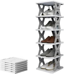 6 Layer X Type Shoe Rack