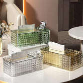 Crystal Diamond Cut Tissue Box