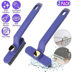 ✨ CREVIXOR™ 360° MasterClean Multi-Function Rotating Crevice Brush Precision Gap Cleaner • 360° Rotation • Bathroom & Kitchen Deep Clean Tool