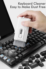 8 in 1 Cleaning Kit Computer Keyboard Cleaner Brush Earphones Cleaning Pen For Headset IPad Phone Cleaning Tools Keycap Puller