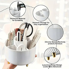 360 degree rotating makeup organizer