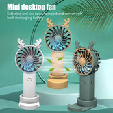 Mini Electric Fan Vertical Phone Holder Fan (Rechargeable)