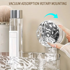 Suction Shelf With Hooks