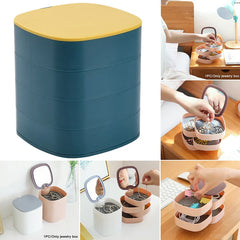 4 Layer Rotating Jewelry Organizer