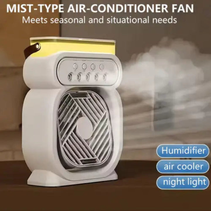 Mini Portable Air Conditioner with Humidifier / Mist Fan