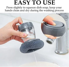 Soap Dispensing Palm Brush