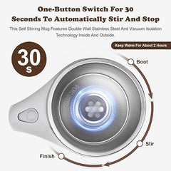 Self Stirring Coffee Mug