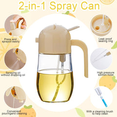 2 in 1 Oil Spray Bottle
