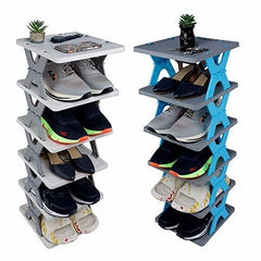 6 Layer X Type Shoe Rack