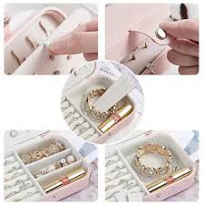 PU Leather Small Jewellery Storage Box