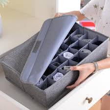 24 Grid Washable Socks Under Garments etc Organizer