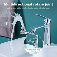 1080 Degree Swivel Extension Faucet Aerator Rotate Robotic Arm Tap Extender